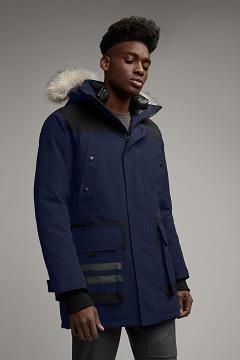 Chamarras Canada Goose Hombre México - Erickson Abrigos Azul Oscuro Marino IY0164872